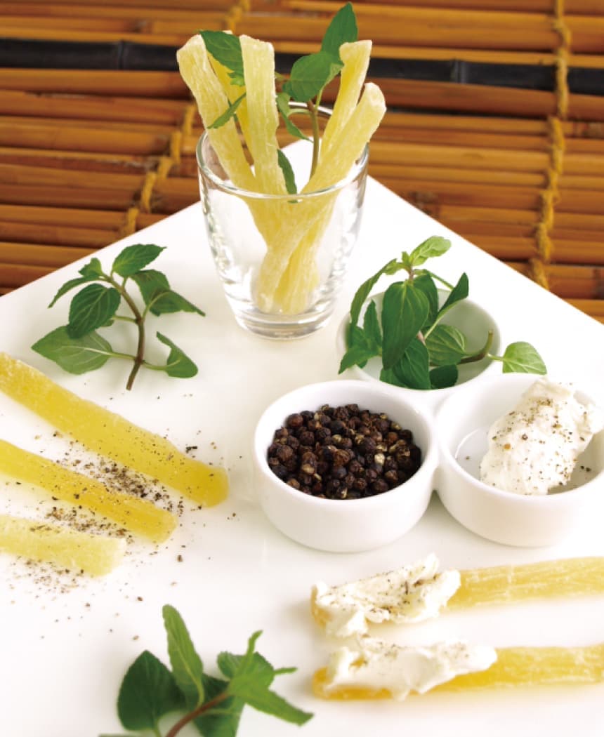 ファイバーパイナップルを使用したクリームチーズレシピイメージ画像
