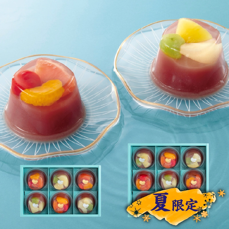 【夏季限定】 贅沢フルーツの水ようかん 草加葵の倉