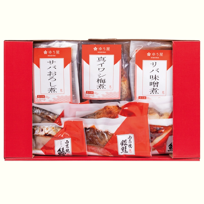 西京焼･煮魚詰合せ『心』【冷凍まとめて発送】 ゆう屋