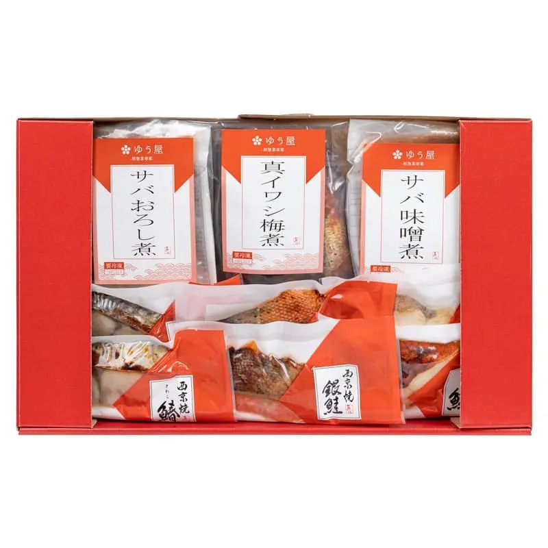 ゆう屋 西京焼き・煮魚詰合せ「心」