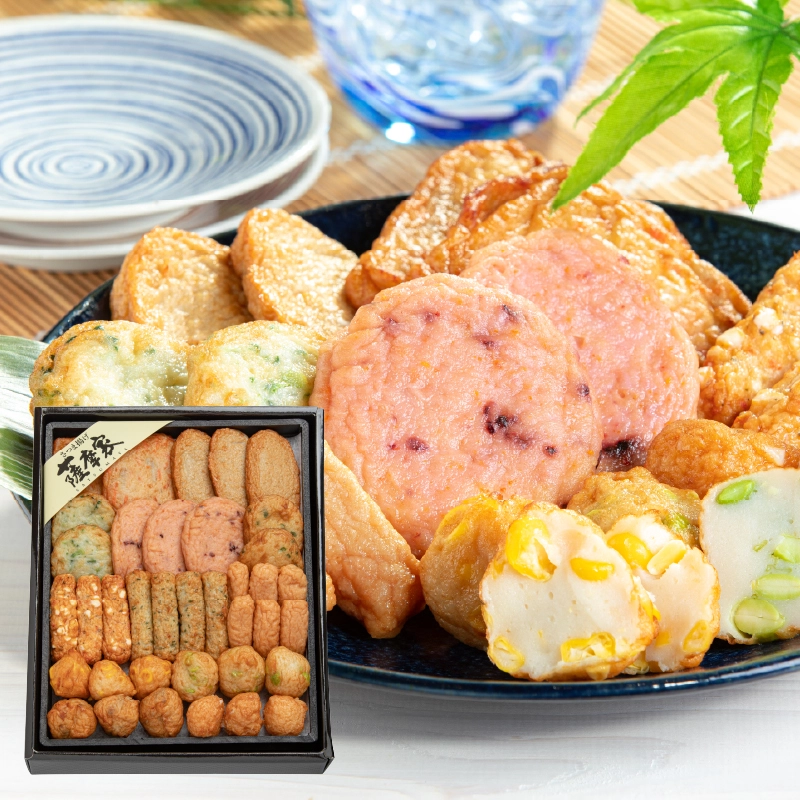 【送料込】夏限定さつま揚げ詰合せ（12種37枚入）NATSU-25