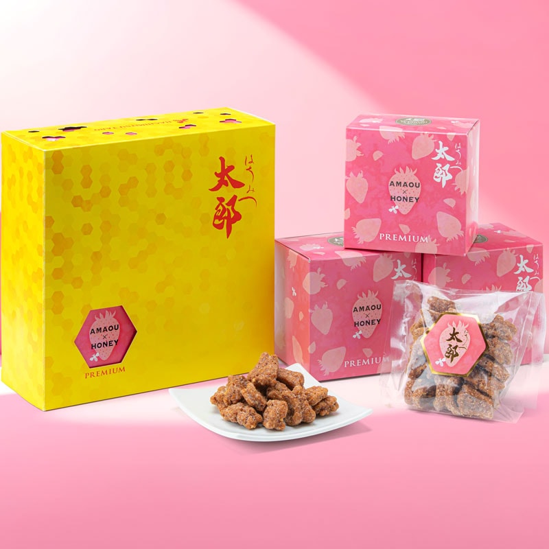 PREMIUMはちみつ太郎(あまおう味)30g×2P×4箱【まとめて発送】