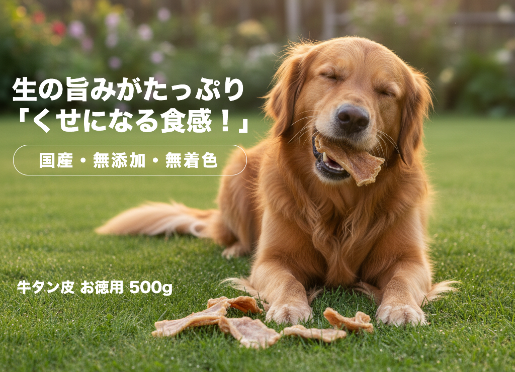 牛タン皮 犬用おやつ