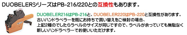 DUOBELER 216 220 ߴ PB-216 PB-220