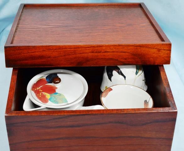 1780 定6万位 伝統工芸品 おひつ 茶櫃 天然木 本漆塗り おまけ茶器