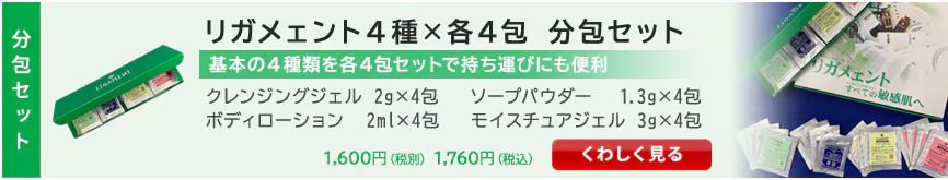 リガメェント4種×各4包　分包セット