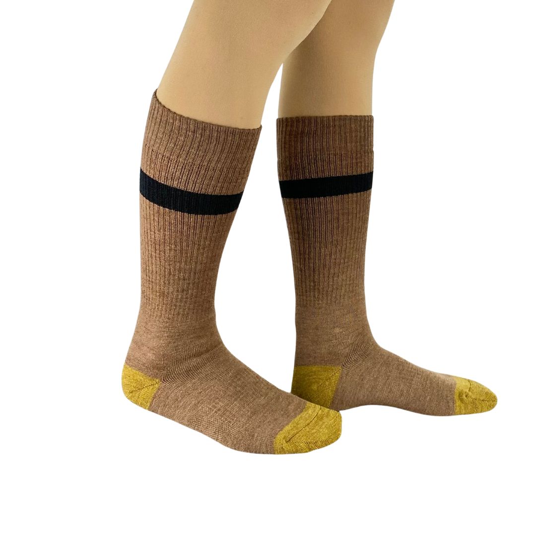 メリノウール 登山 靴下 日本製 総パイル 厚手 レディース メンズ モカ 黒 赤 茶 冬 防寒 トレッキング スキー スノーボード 吸汗 速乾 防縮 ウール 家庭洗濯 | 暖かい靴下 | ほしいを叶える靴下工房 ナナソックス