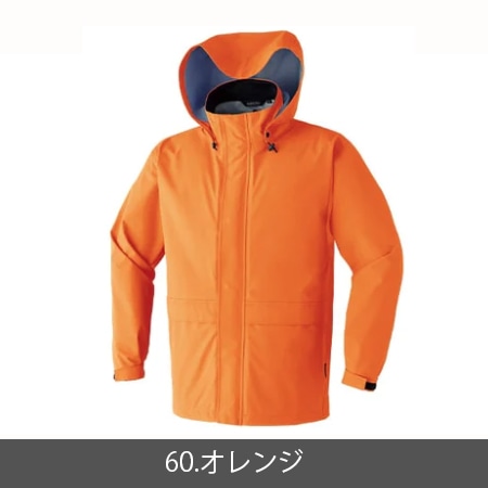 ゴアテックス/レイン旭蝶繊維/レインジャケット/51023/オレンジ