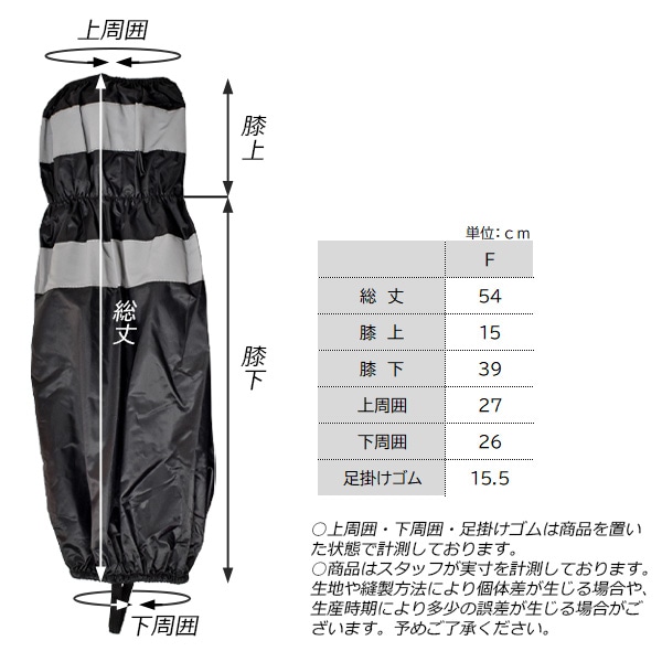 福徳産業　97031サイズ表