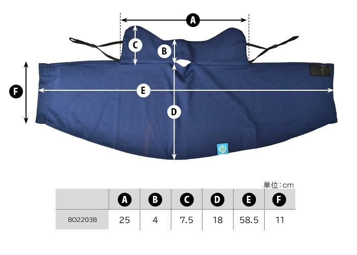 BO2203Bサイズ表