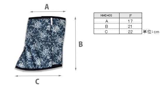 アンクルカバーサイズ表