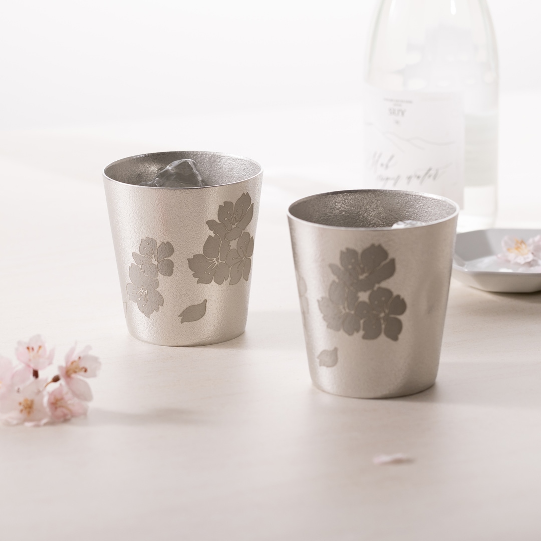 NAJIMIタンブラー - 四季の盃 2ヶセット（桐箱入）