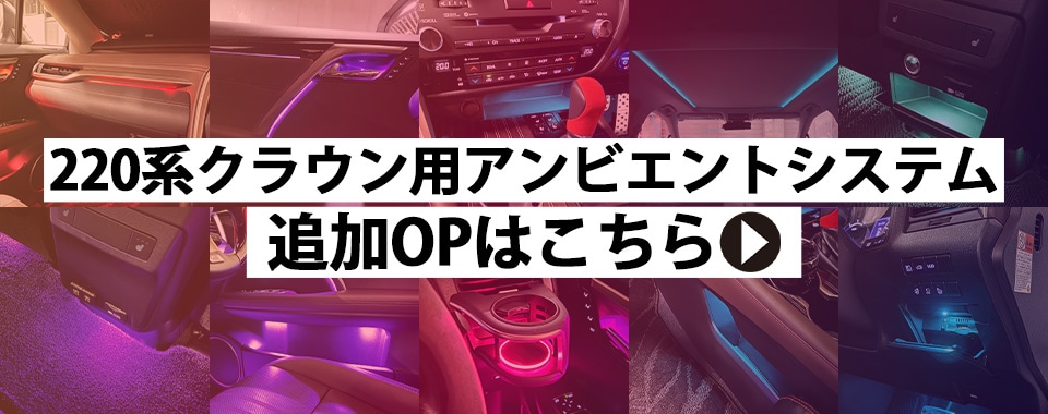 7月限定来店取付工賃込 トヨタ 220系クラウン用 64色対応車内