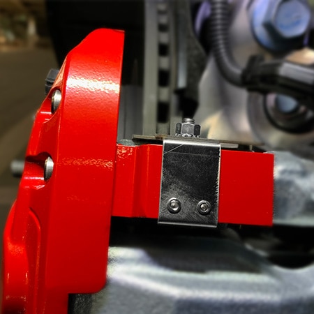 金属製キャリパーカバー