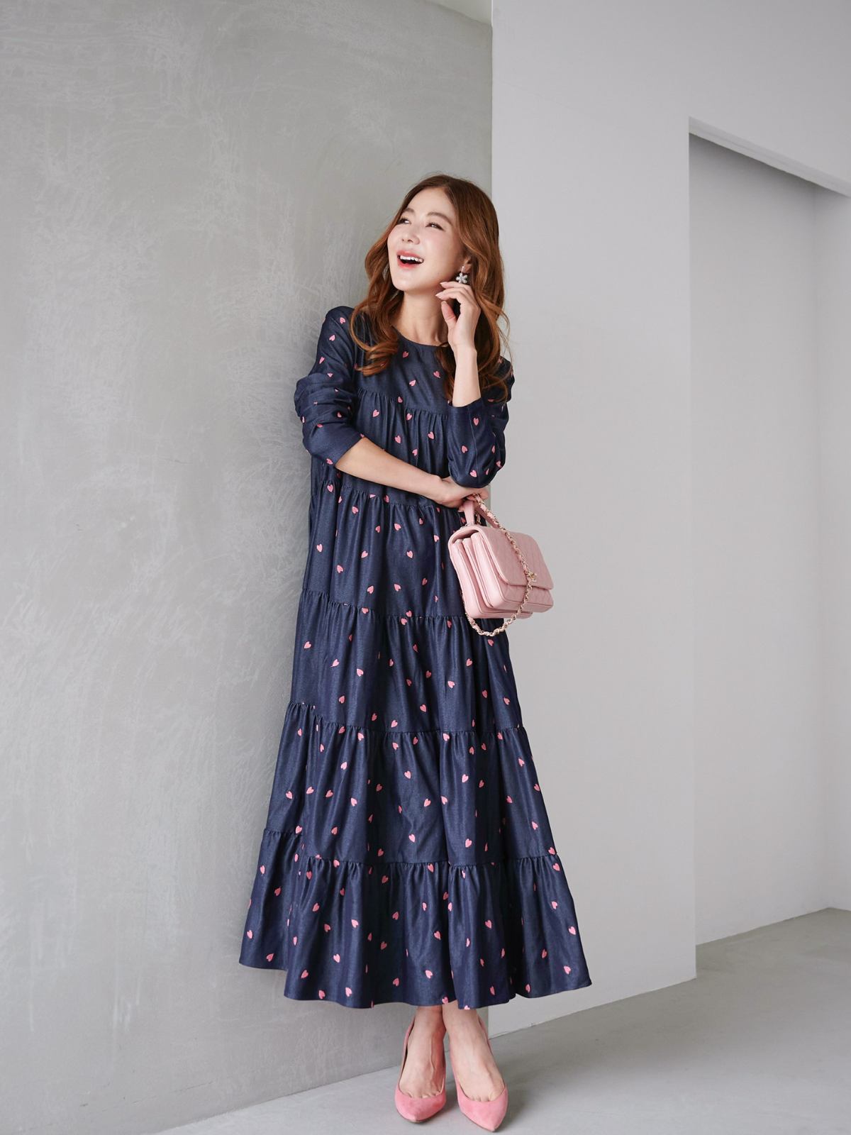 ボーダーカットアウトトップス