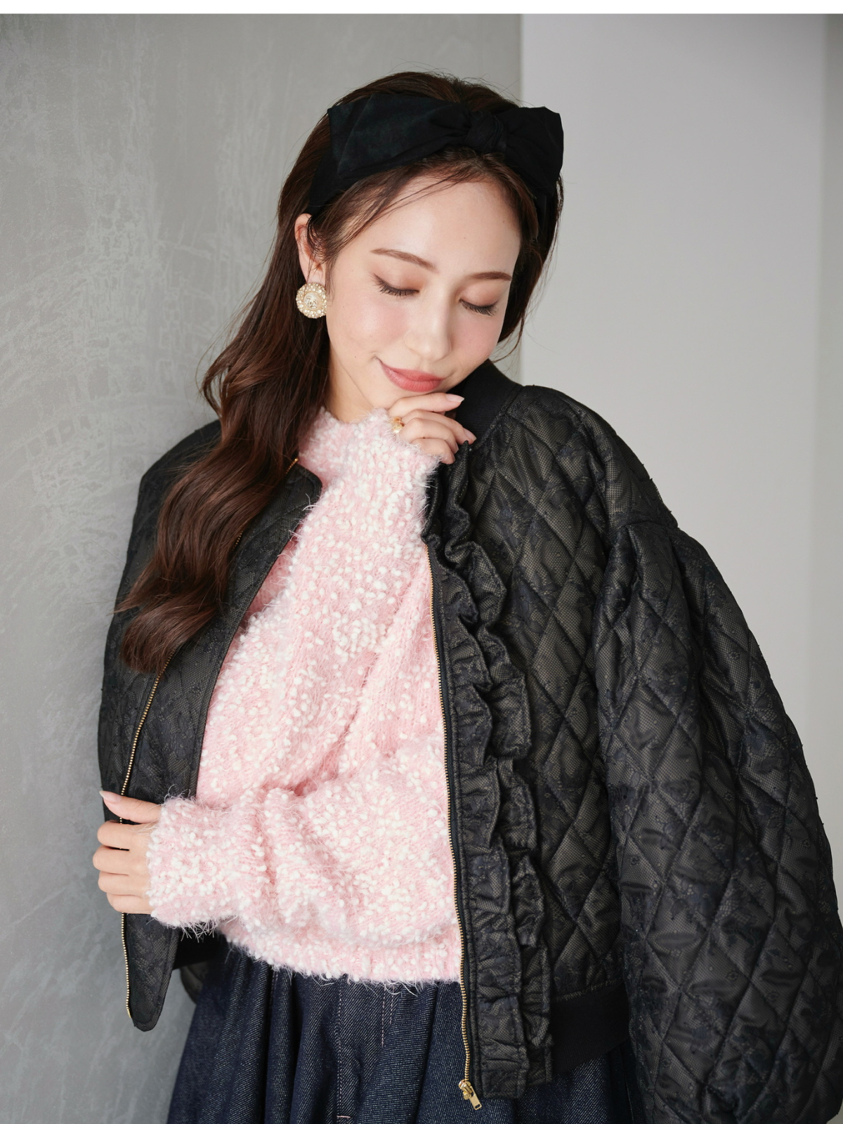 ボーダーカットアウトトップス