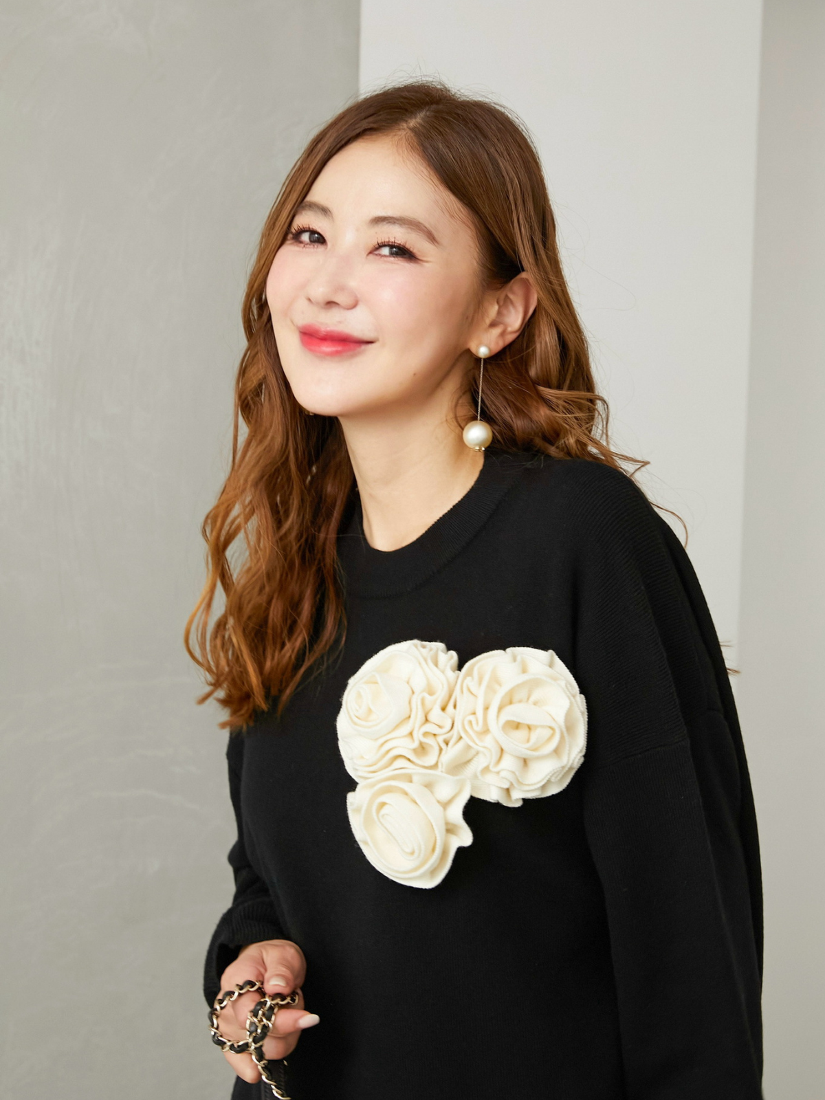 グレーリボンジャンパーワンピース