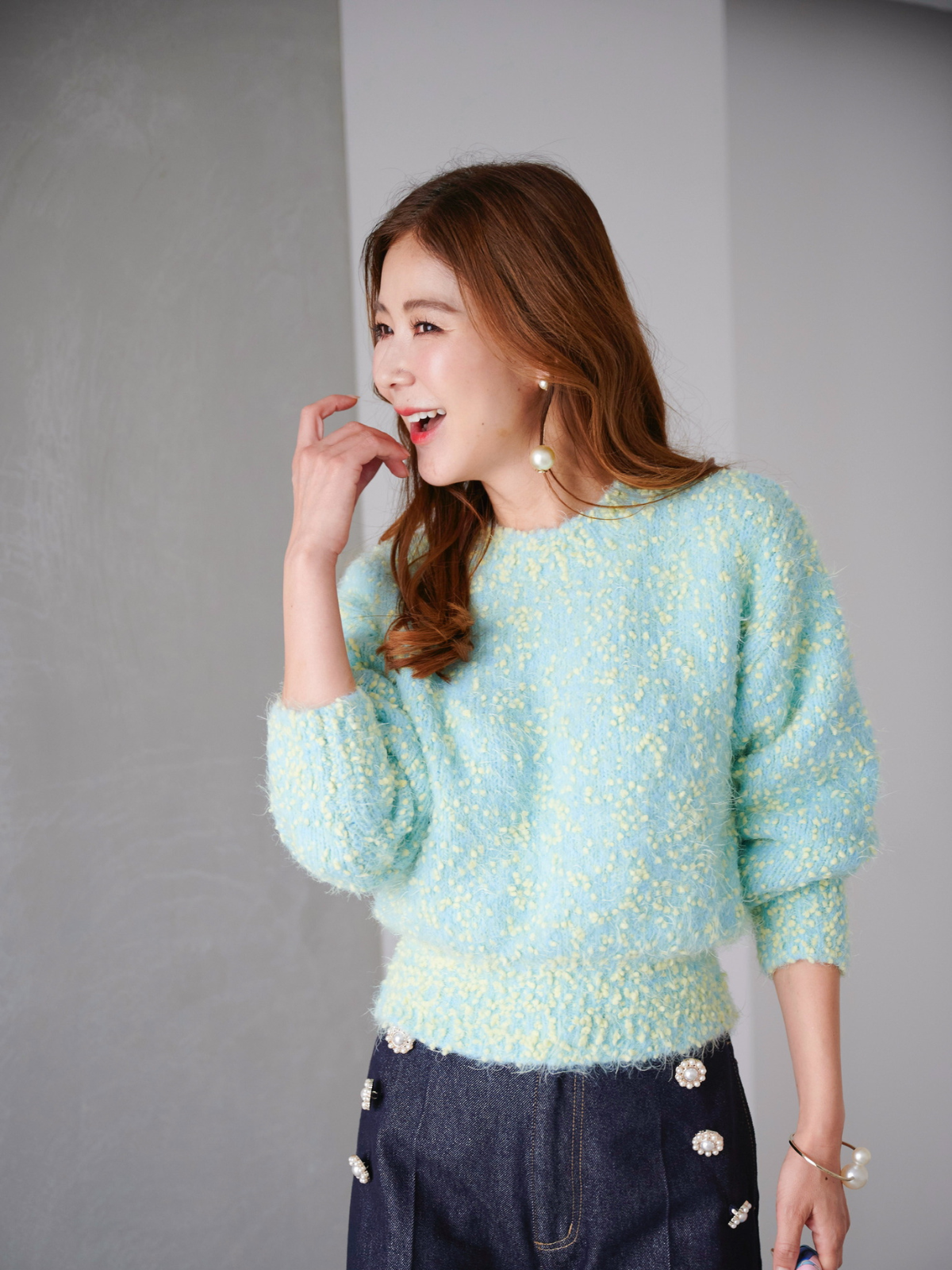 ボーダーカットアウトトップス