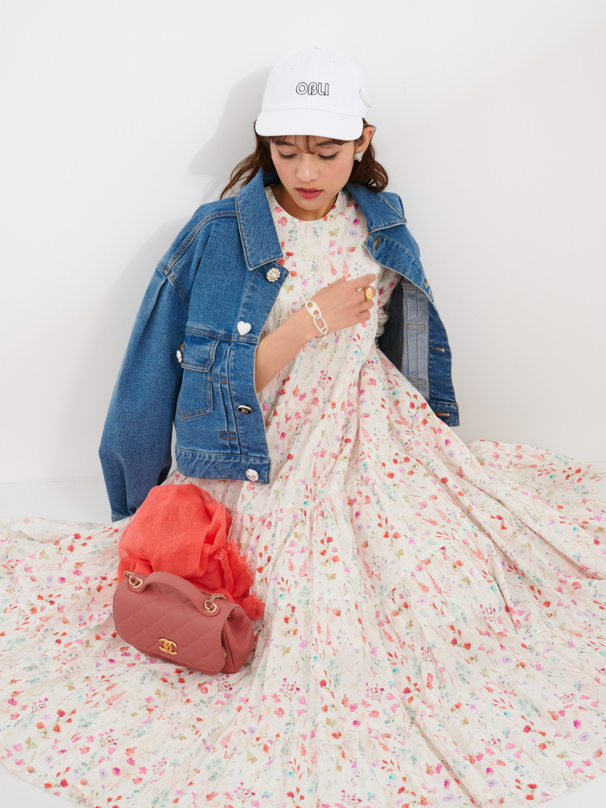 ボーダーカットアウトトップス