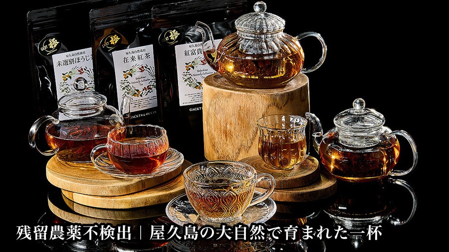 屋久島 自然栽培茶 〜残留農薬不検出〜 | ギフト | GACKT×OCEAN