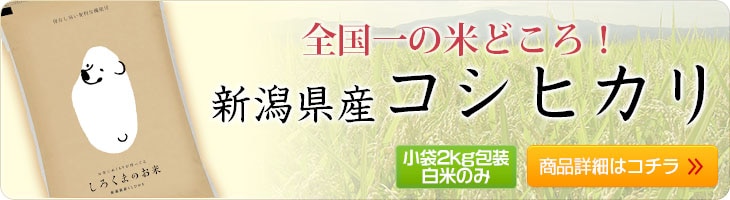 新潟県産コシヒカリ