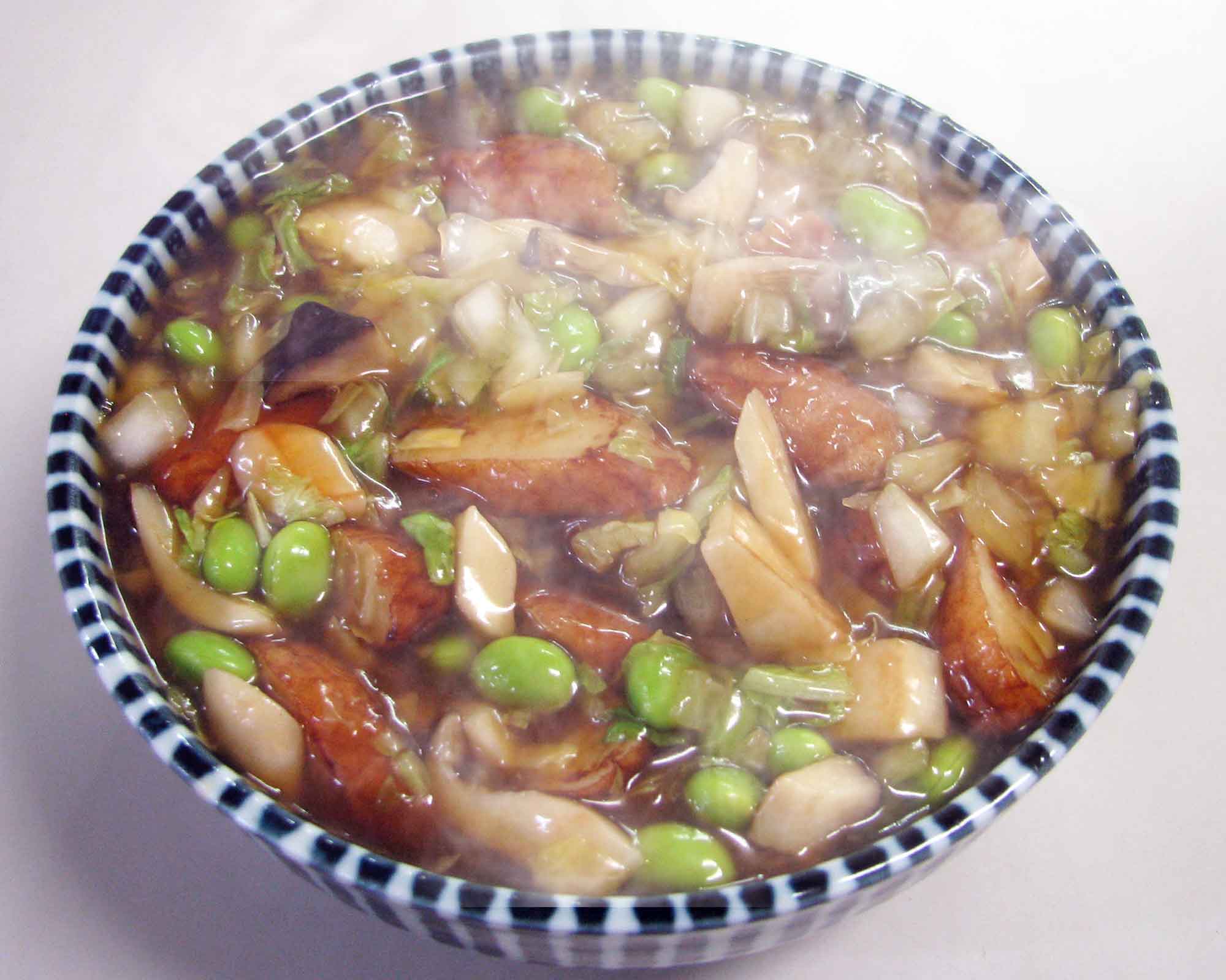 春野菜のあんかけさつま揚げ