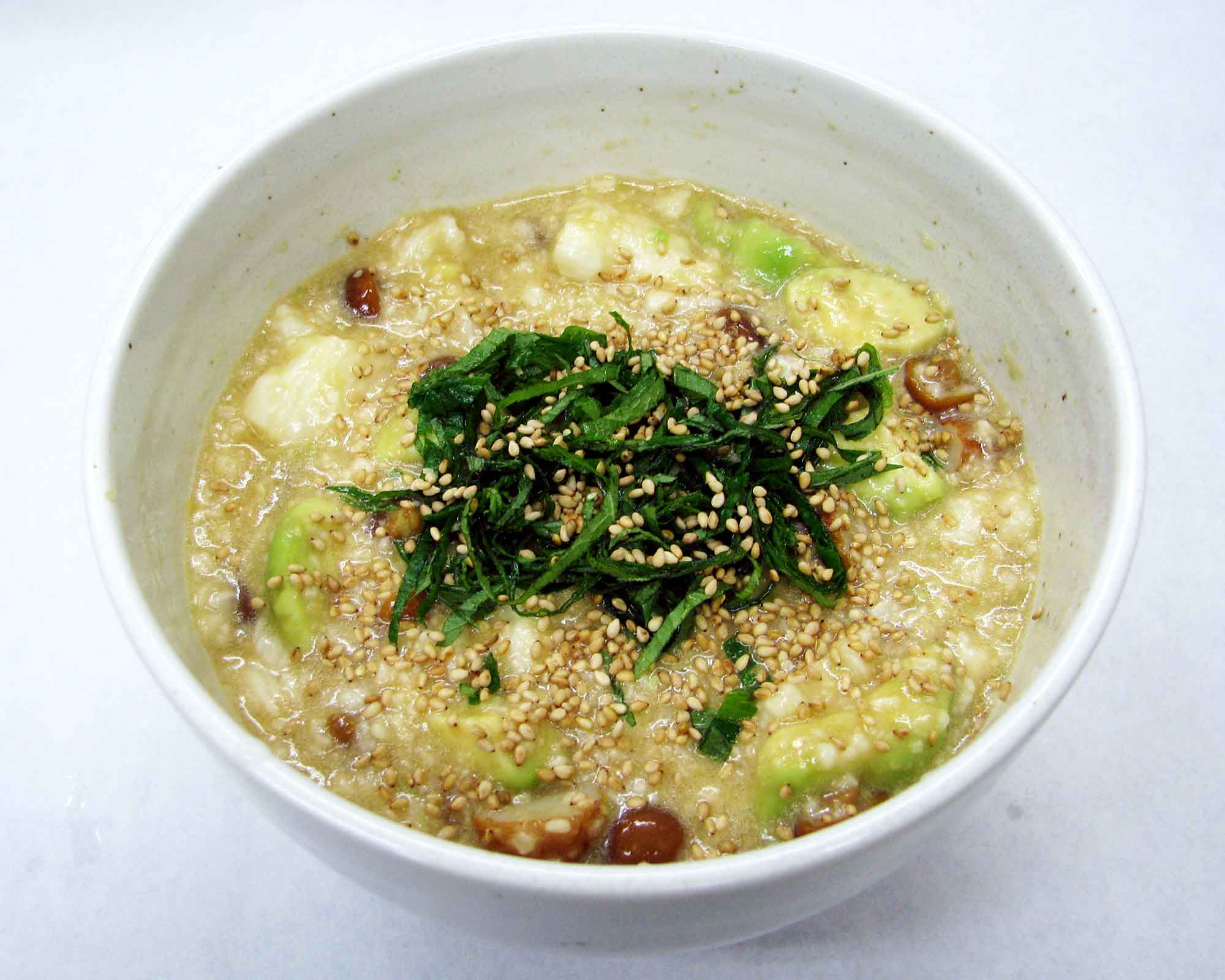 さつま揚げのなめ茸ユッケ風