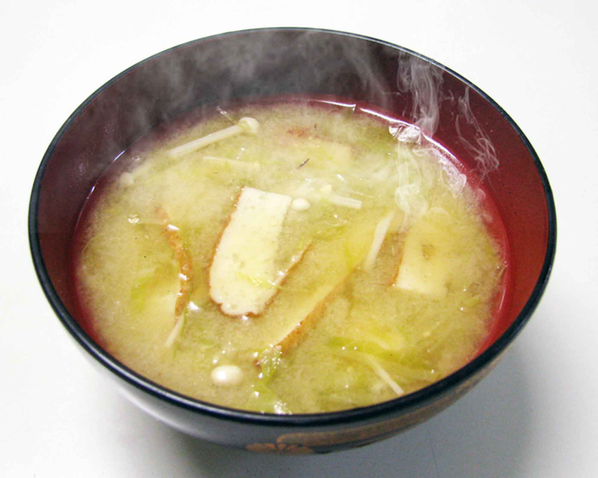 さつま揚げ味噌汁
