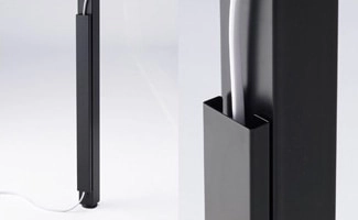 スチール面に取付け可能なワイヤリングカバー（別売り）