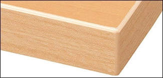 一体感のあるABS樹脂エッジ