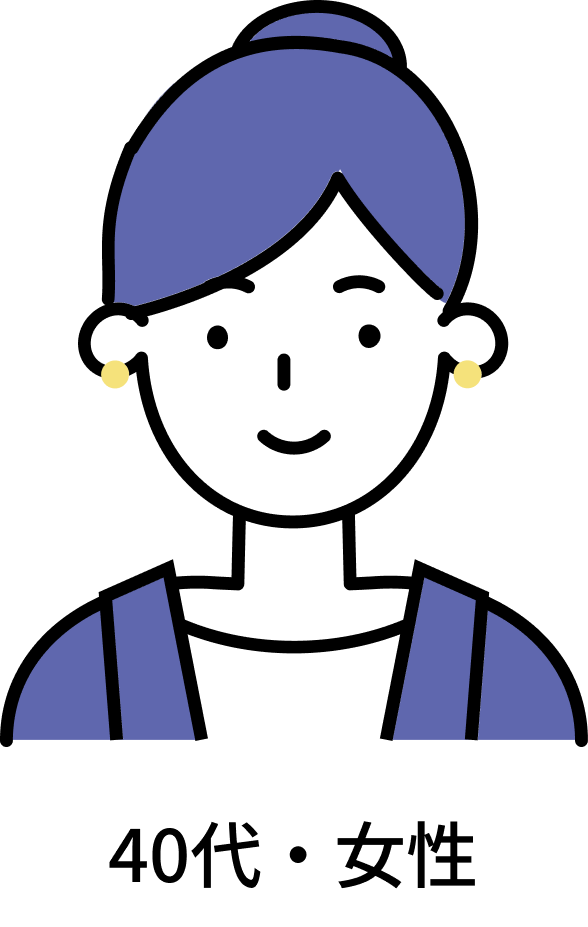 40代女性のアイコン