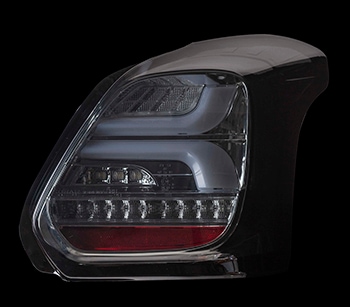 ZC33S スイフトスポーツ用 LEDテールランプ クリアレンズ/ブラック