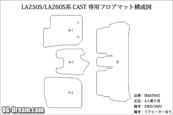 ᡼ޡLA250S/LA260S 㥹 MAT692