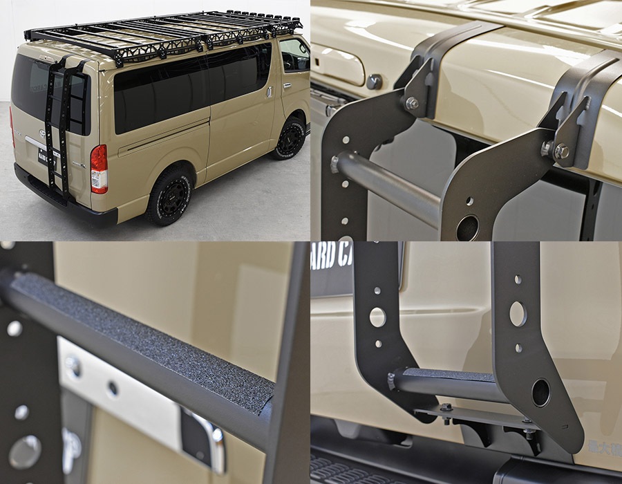 ハイエース 200系 標準ボディ専用 ラダー ハードカーゴ HARD CARGO