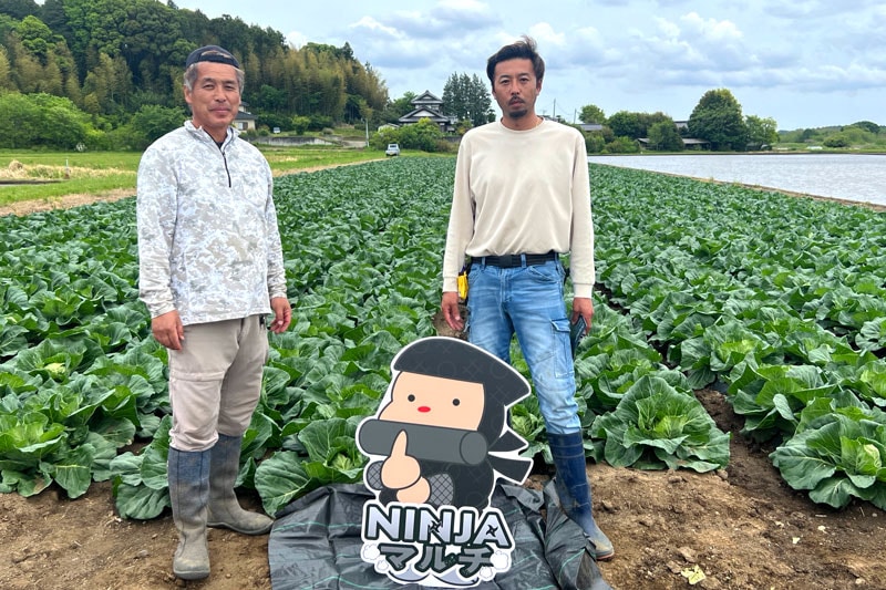 右：ひらさわファーム　平澤様、左：オギツファーム　荻津様