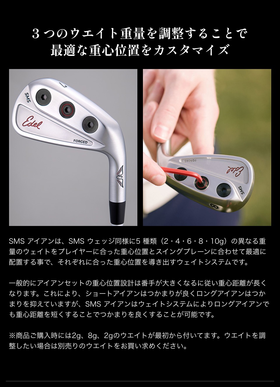 Edel SMS Forged Iron アイアン