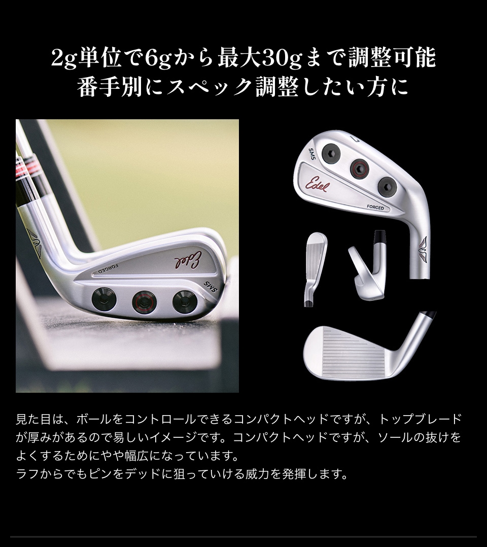 Edel SMS Forged Iron アイアン