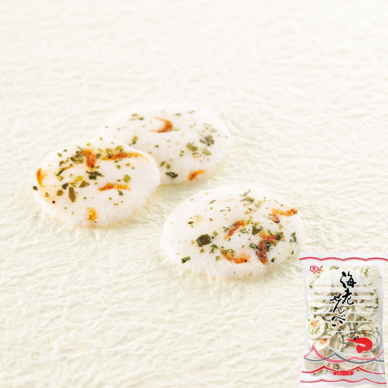 トワイニング　ティーバッグとエビせんべい 限定20個】海老せんべい〔平袋〕 75g | 平袋おかき,いろいろな味