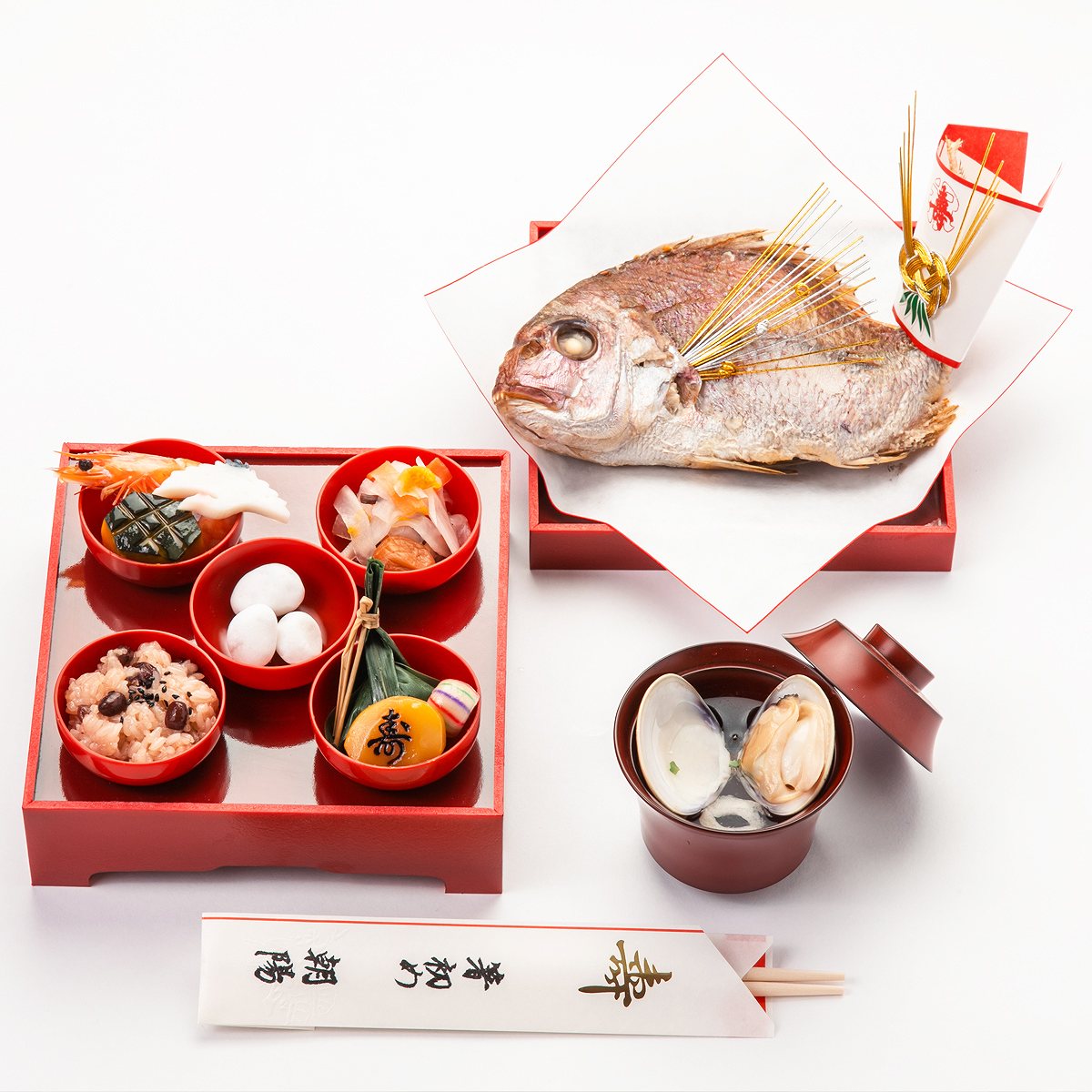 自宅で手軽にできるお食い初めセットのイメージ