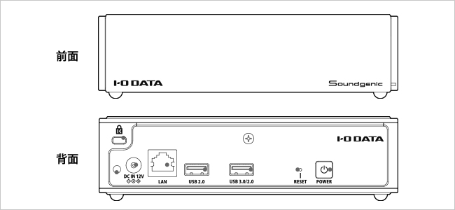 I・O DATA 「Soundgenic」 HDL-RA2HF ネットワークオーディオサーバー | オーディオ,NAS,オーディオ専用NAS |  OLIOSPEC