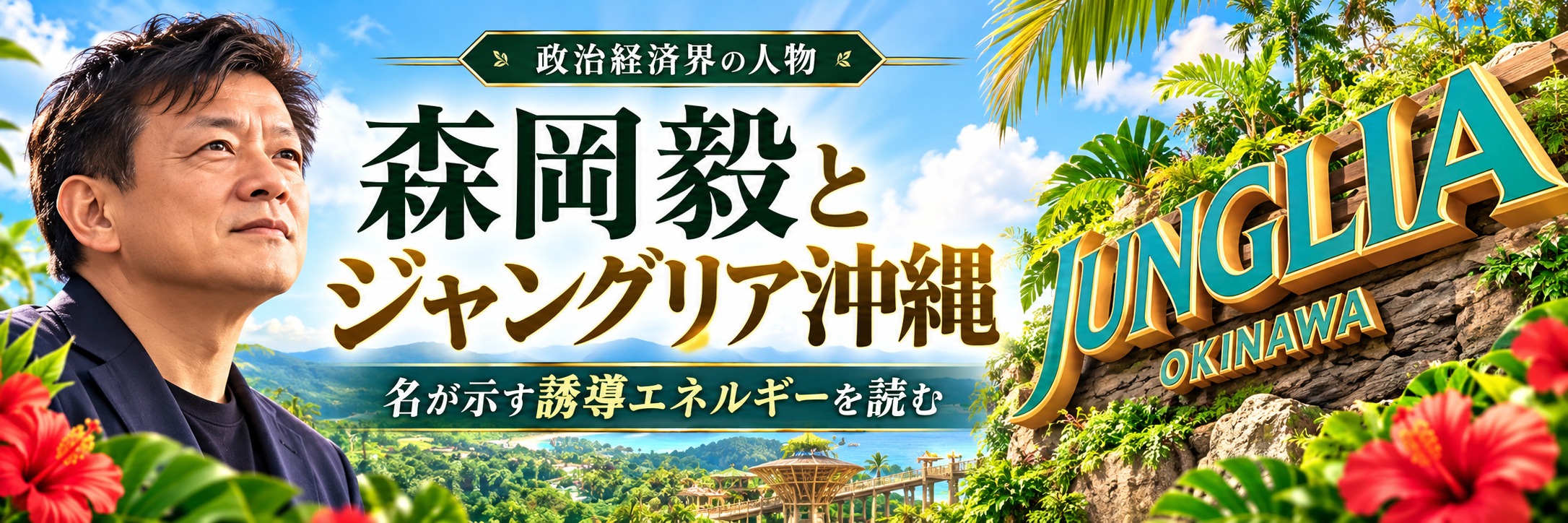 森岡毅とジャングリア沖縄・名前の誘導エネルギー検証