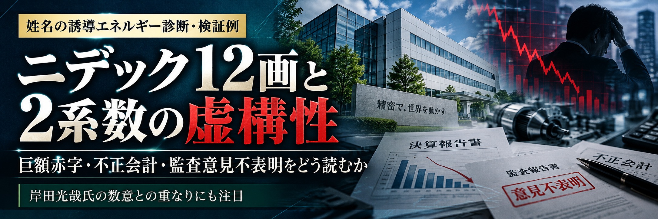 ニデック12画と2系数の虚構性・巨額赤字と不正会計を検証