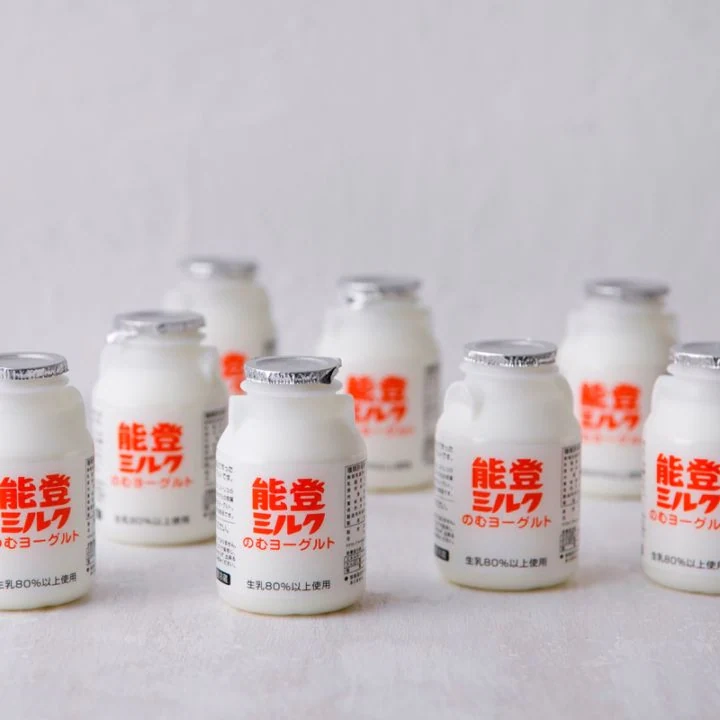 画像：※お届け日ご指定不可【送料込】能登ミルクのむヨーグルト12本セット