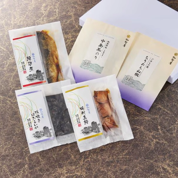 画像：【送料込】加賀屋のひととき　ごはんのお供セット