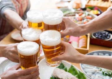 写真：宴会