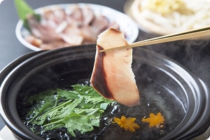 写真：加賀屋天然鰤のしゃぶしゃぶ
