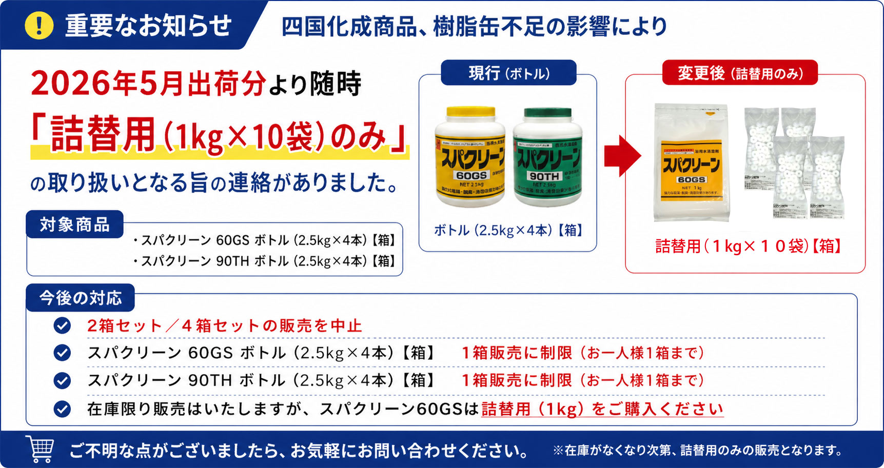 お知らせバナー