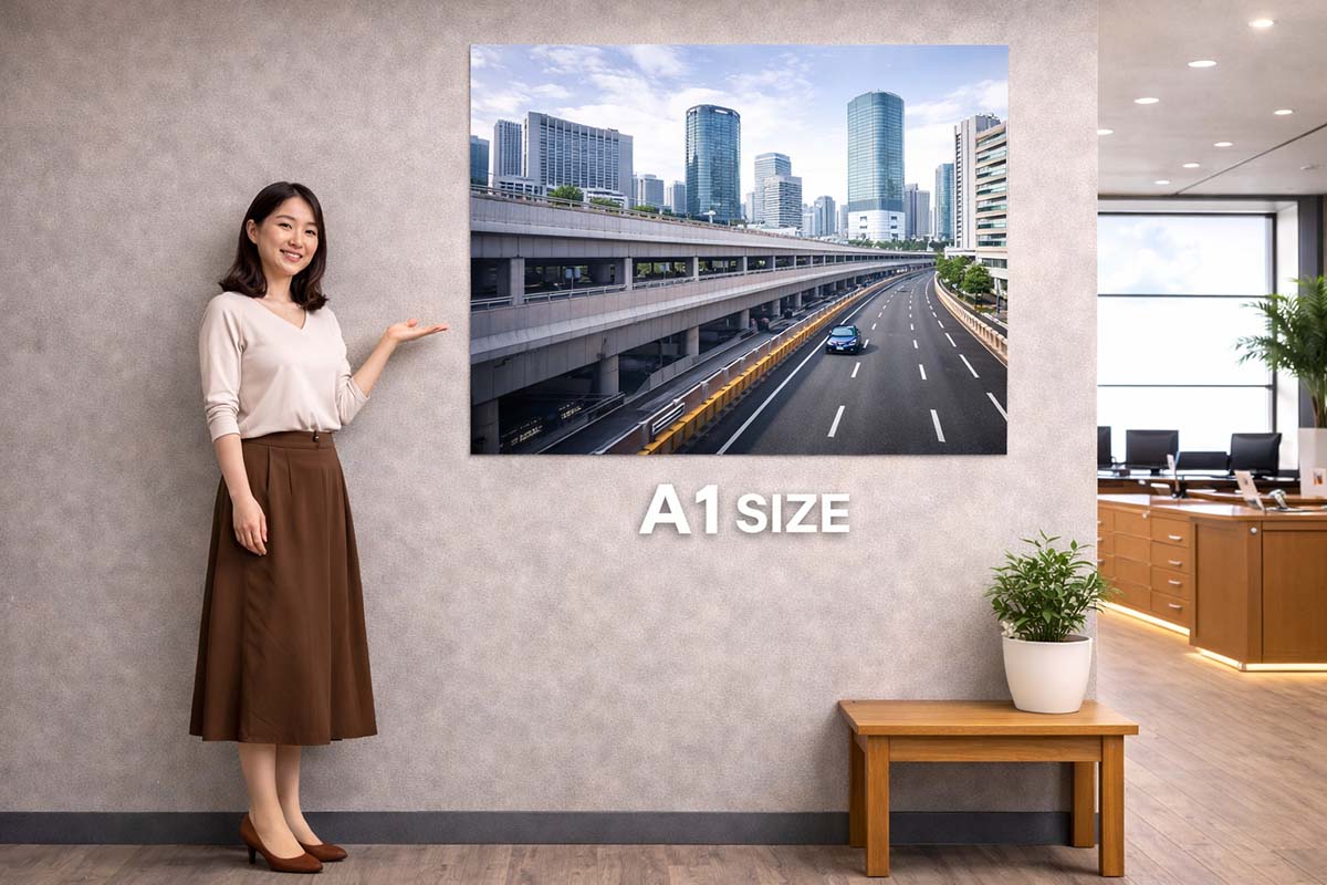 A1サイズ　ポスター　まとめ売り A1ポスター印刷｜594×841mm・価格比較と用紙一覧｜最安1100円〜