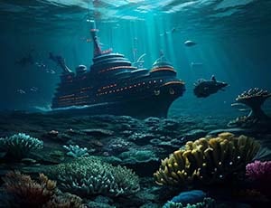 深海のポスター印刷｜鮮明な色彩で表現する海の神秘