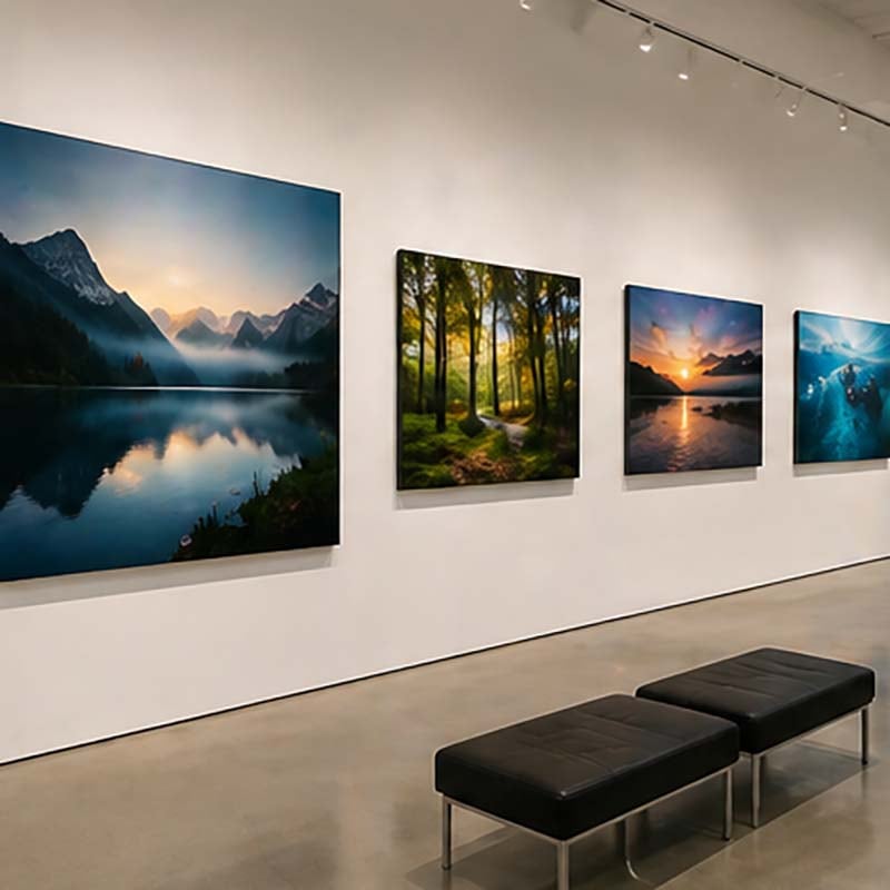 写真・ビジュアル展示向けの印刷